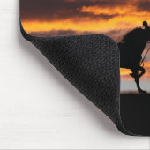 Standard-Trotting Racehorse Mousepad (Ecke)