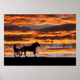 Standard-Trotting-Racehorse-Poster Poster