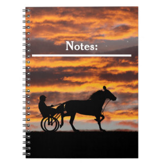 Standard Trotting Racehorse Spiral Notebook Notizblock
