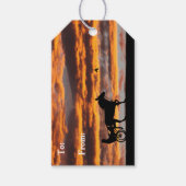 Standard-Trotting-Racehorse-Tag Geschenkanhänger (Vorderseite)