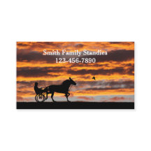 Standard-Trotting-Racehorse-Visitenkarten