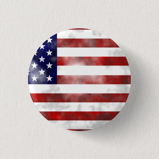 Standard USA Amerika, 2 ¼ Zoll-runder Knopf Button (Vorderseite)