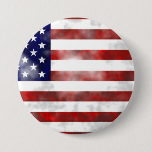 Standard USA Amerika, 2 ¼ Zoll-runder Knopf Button