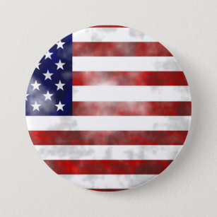 Standard USA Amerika, 2 ¼ Zoll-runder Knopf Button