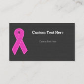 Standard-Visitenkarte für Brustkrebs Visitenkarte (Rückseite)