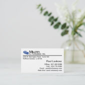 Standard-Visitenkarte Visitenkarte (Stehend Vorderseite)