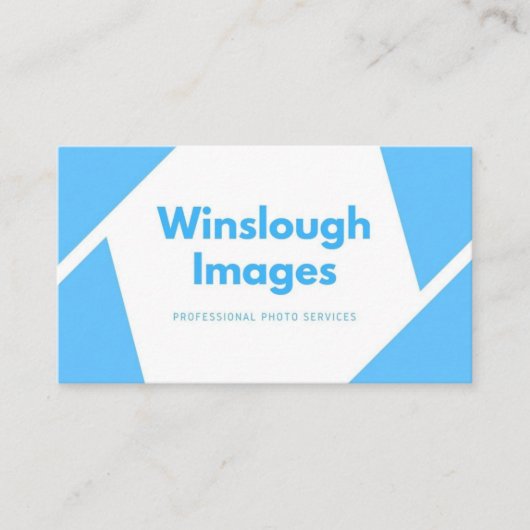 Standard-Visitenkarte Visitenkarte (Vorderseite)