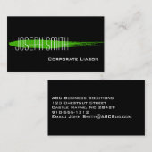 Standard-Visitenkarten für grüne Tintenpatronen Visitenkarte (Vorne/Hinten)