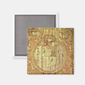 Standard von Francisco Pizarro Magnet (Vorderseite/Rückseite)