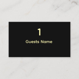 Standard Wedding Place Card Size Visitenkarte