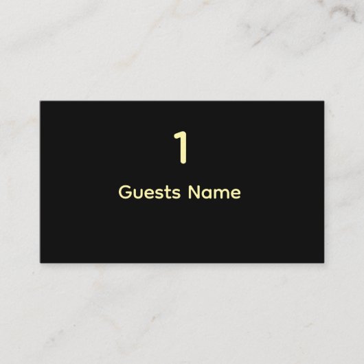 Standard Wedding Place Card Size Visitenkarte (Vorderseite)