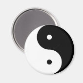 Standard Yin Yang von Kenneth Yoncich Magnet (Vorderseite/Rückseite)