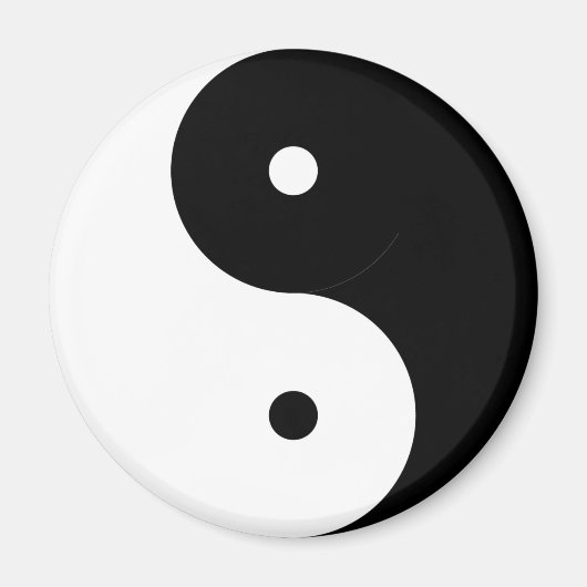 Standard Yin Yang von Kenneth Yoncich Magnet (Vorne)