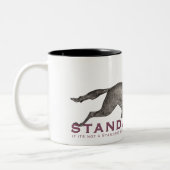 Standard Zweifarbige Tasse (Links)