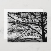 Standardart Schwarz-Weiß-Postkarte Postkarte (Vorne/Hinten)