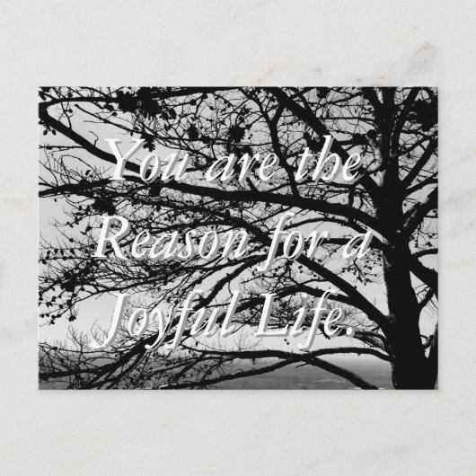 Standardart Schwarz-Weiß-Postkarte Postkarte (Vorderseite)