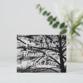 Standardart Schwarz-Weiß-Postkarte Postkarte (Stehend Vorderseite)