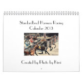 Standardbred Trabrennen-Kalender 2013 Kalender (Titelbild)
