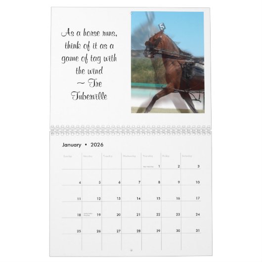 Standardbred Trabrennen-Kalender 2013 Kalender (Jan 2026)