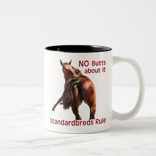 Standardbreds Regel Zweifarbige Tasse (Rechts)