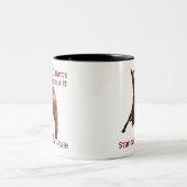 Standardbreds Regel Zweifarbige Tasse (Mittel)
