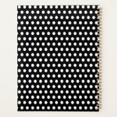 Standarder Anfangsbuchstabe Polka Dot Planer (Rückseite)
