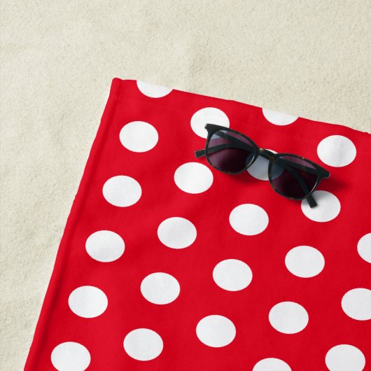 Standarder Anfangsbuchstabe Polka Dot Strandtuch (Beispiel)