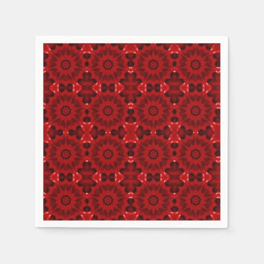 Standardgeometrie mit Scarlet rot Serviette (Vorderseite)
