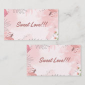 Standardgeschäftskarte Visitenkarte (Vorne/Hinten)