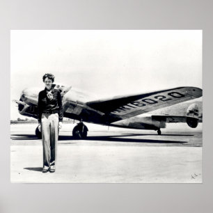 Standardgröße Amelia Earhart Poster