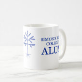 Standardgröße "SRC-Alum"-Tasse mit blauem Sapling Kaffeetasse (VorderseiteRechts)