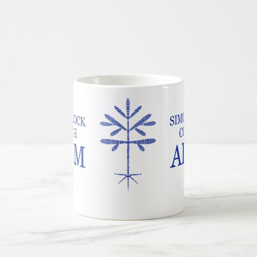 Standardgröße "SRC-Alum"-Tasse mit blauem Sapling Kaffeetasse (Mittel)