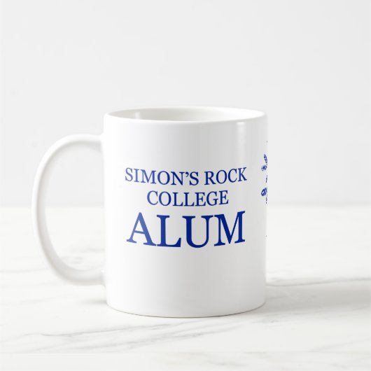 Standardgröße "SRC-Alum"-Tasse mit blauem Sapling Kaffeetasse (Links)