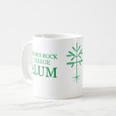 Standardgröße "SRC-Alum"-Tasse mit grüner Sapling Kaffeetasse (Vorderseite Links)