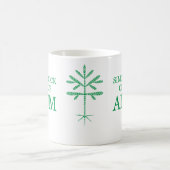 Standardgröße "SRC-Alum"-Tasse mit grüner Sapling Kaffeetasse (Mittel)