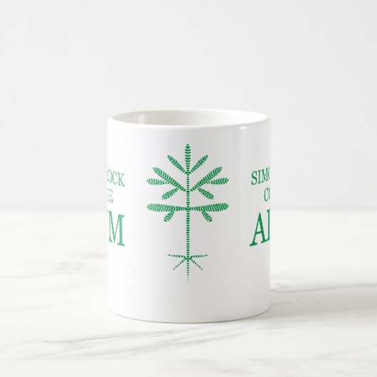 Standardgröße "SRC-Alum"-Tasse mit grüner Sapling Kaffeetasse (Mittel)