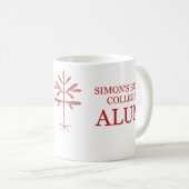 Standardgröße "SRC-Alum"-Tasse mit rotem Sapling Kaffeetasse (VorderseiteRechts)