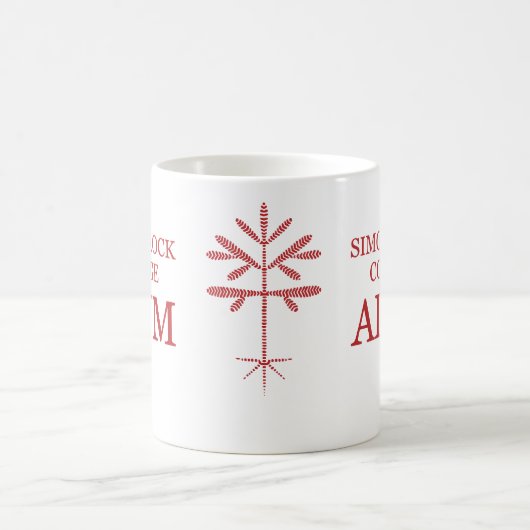 Standardgröße "SRC-Alum"-Tasse mit rotem Sapling Kaffeetasse (Mittel)