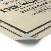 Standardkarte der Welt (1942) Poster (Ecke)