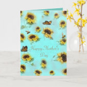 Standardkarte "Muttertag 4" Karte (Gelbe Blume)