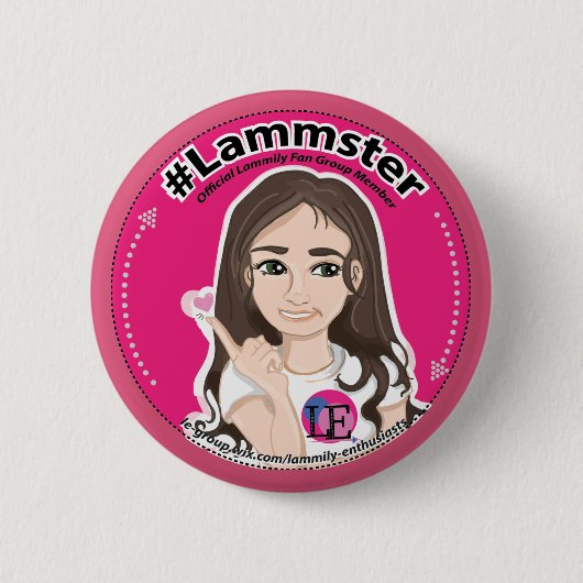 Standardknopf-Rosa Button (Vorderseite)