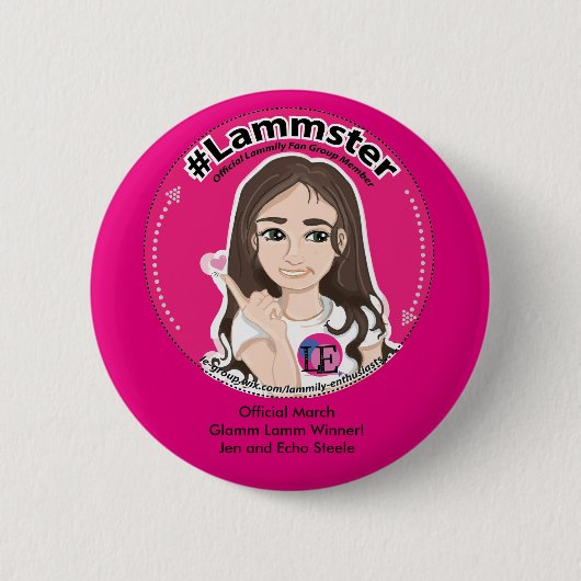 Standardknopf-Rosa Button (Vorderseite)