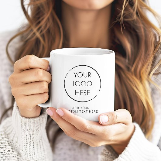 Standardlogos, für Unternehmen oder Marketing Kaffeetasse