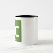 Standardmodell (Charme Quark) Zweifarbige Tasse (Mittel)