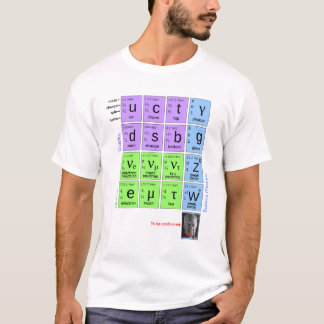 Standardmodell der Elementarteilchen mit Higgs! T-Shirt
