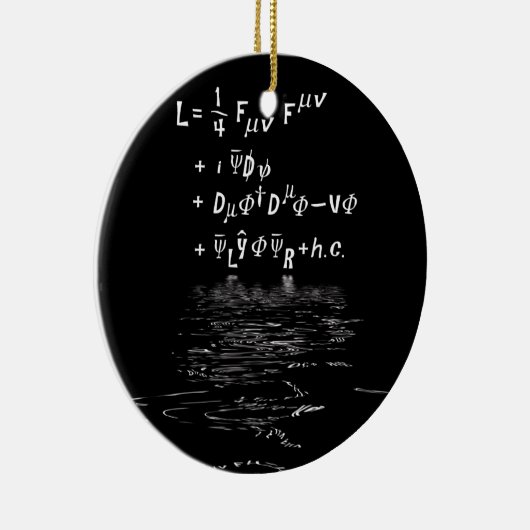 Standardmodell der speziellen Physik langrangianis Keramik Ornament (Rechts)