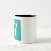Standardmodell (Photon) Zweifarbige Tasse (Mittel)
