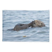 Standardmücke für Otter Kissenbezug (Rückseite)