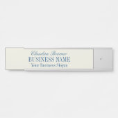 Standardnamensplatte für Künstler Türschild (Vorderseite )