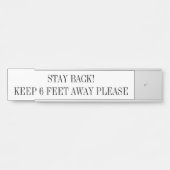 Standardnamensplatte für Künstler Türschild (Vorderseite )